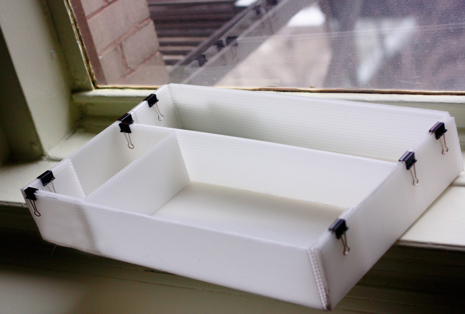 Upcycling Political Signs, Project Two Custom Storage Containers