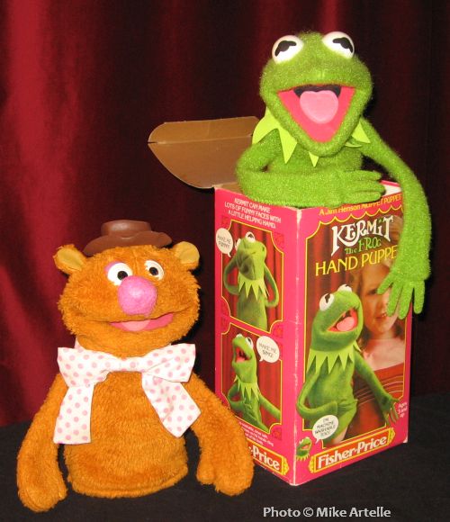 Vintage 1977 Fisher Price MISS PIGGY MUPPET PUPPET Jim Henson Muppets