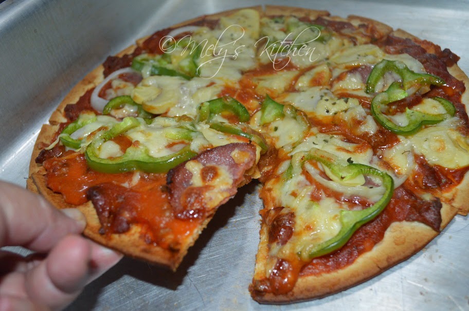 Mely's kitchen Green Bell Pepper Pizza
