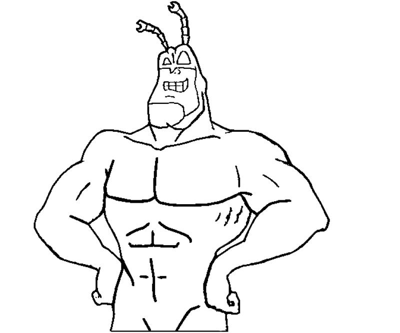 The Tick 1 Coloring Crafty Teenager