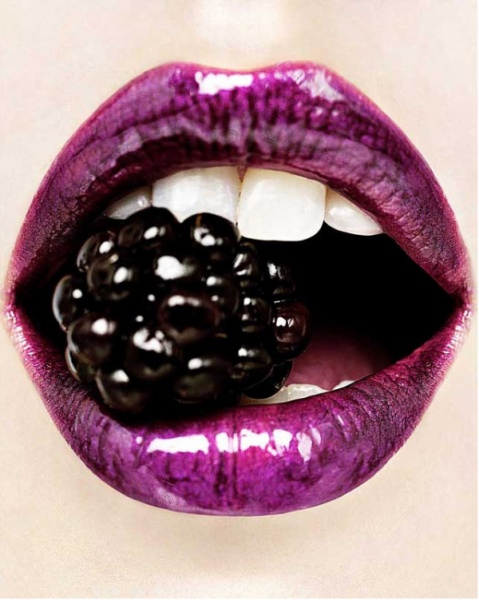 Rich Purple Lip Makeup