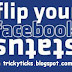 Share Facebook status Inverted (upside down)