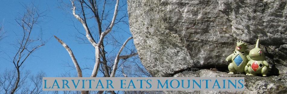 Larvitar Eats Mountains!