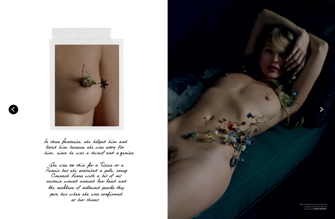 Kate Moss para Love Magazine, septiembre 2013.