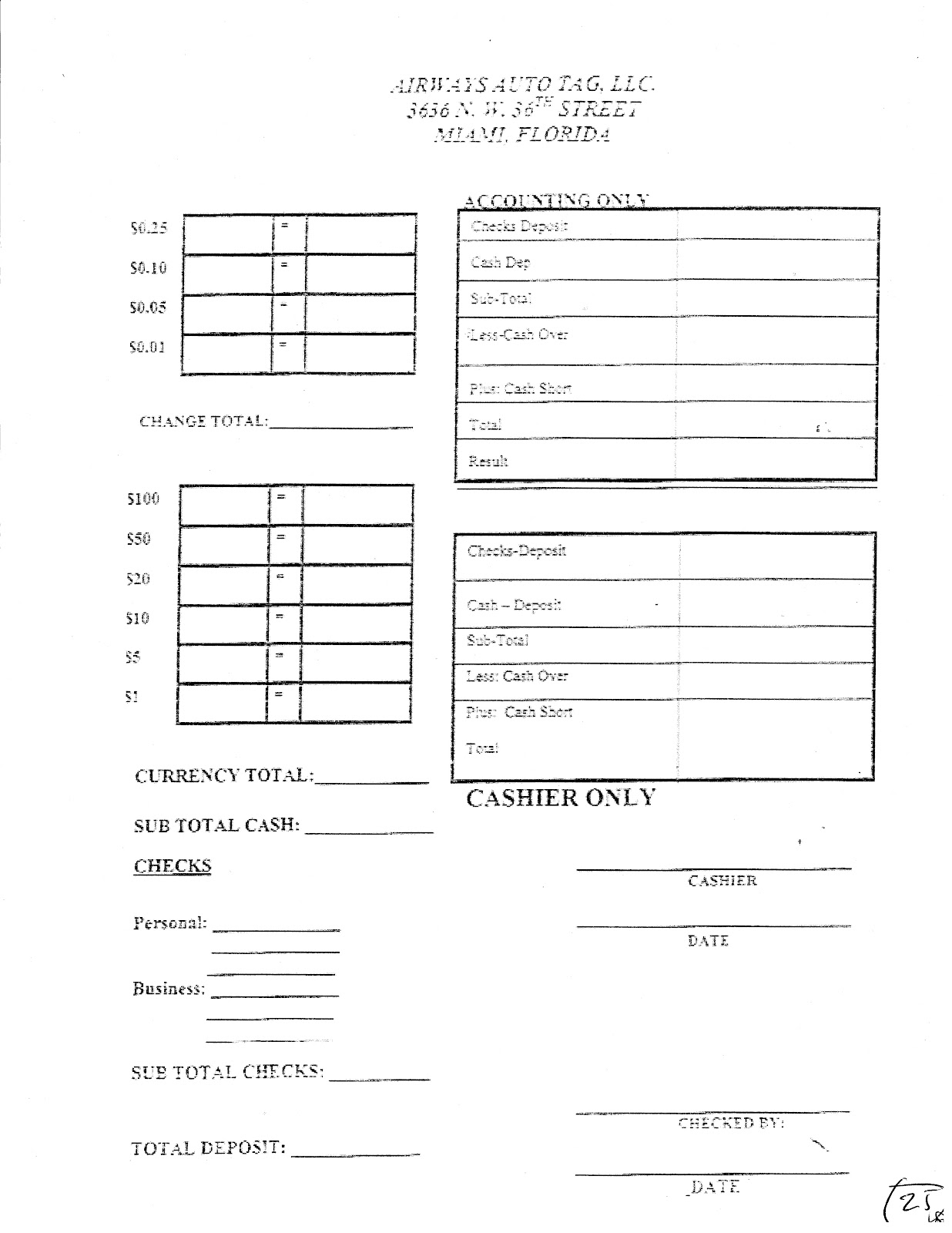 Blank Arrest Warrant