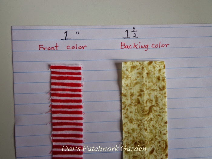 Dar's Patchwork Garden Reversible Binding Tutorial