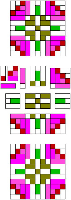 Lily Pool Quilt Pattern Block Tutorial