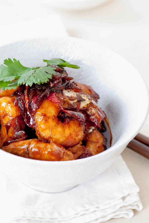 Prawy with soy sauce stirfry recipe