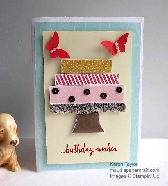 Stampin' Up! build a birthday