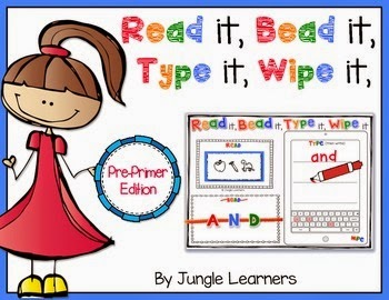 https://www.teacherspayteachers.com/Product/Read-it-Bead-it-Type-it-Wipe-it-Pre-Primer-Sight-Word-Edition-1440272
