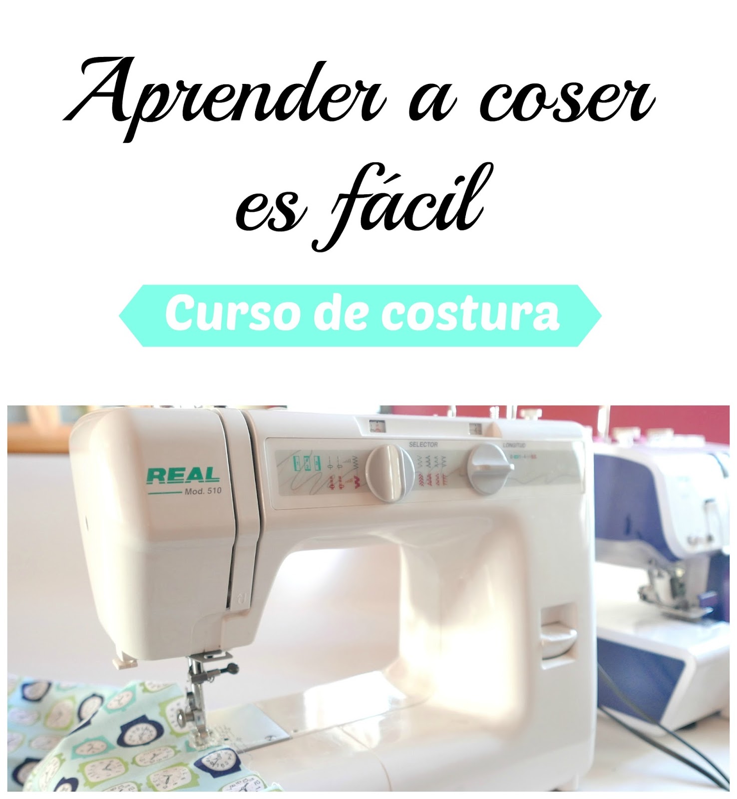 Ejercicios para aprender a coser a máquina - La costurería