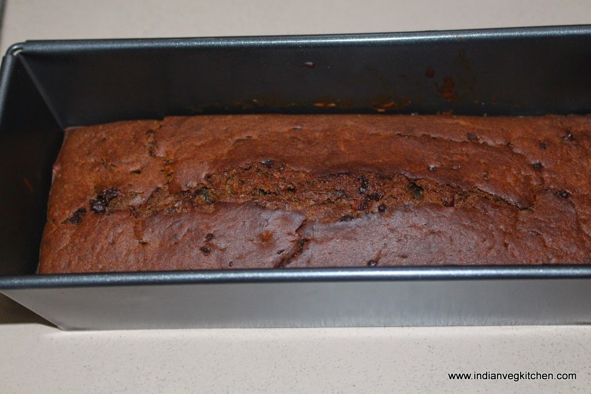 IndianVegKitchen Eggless Date Walnut Cake Low Calorie Cake Recipe