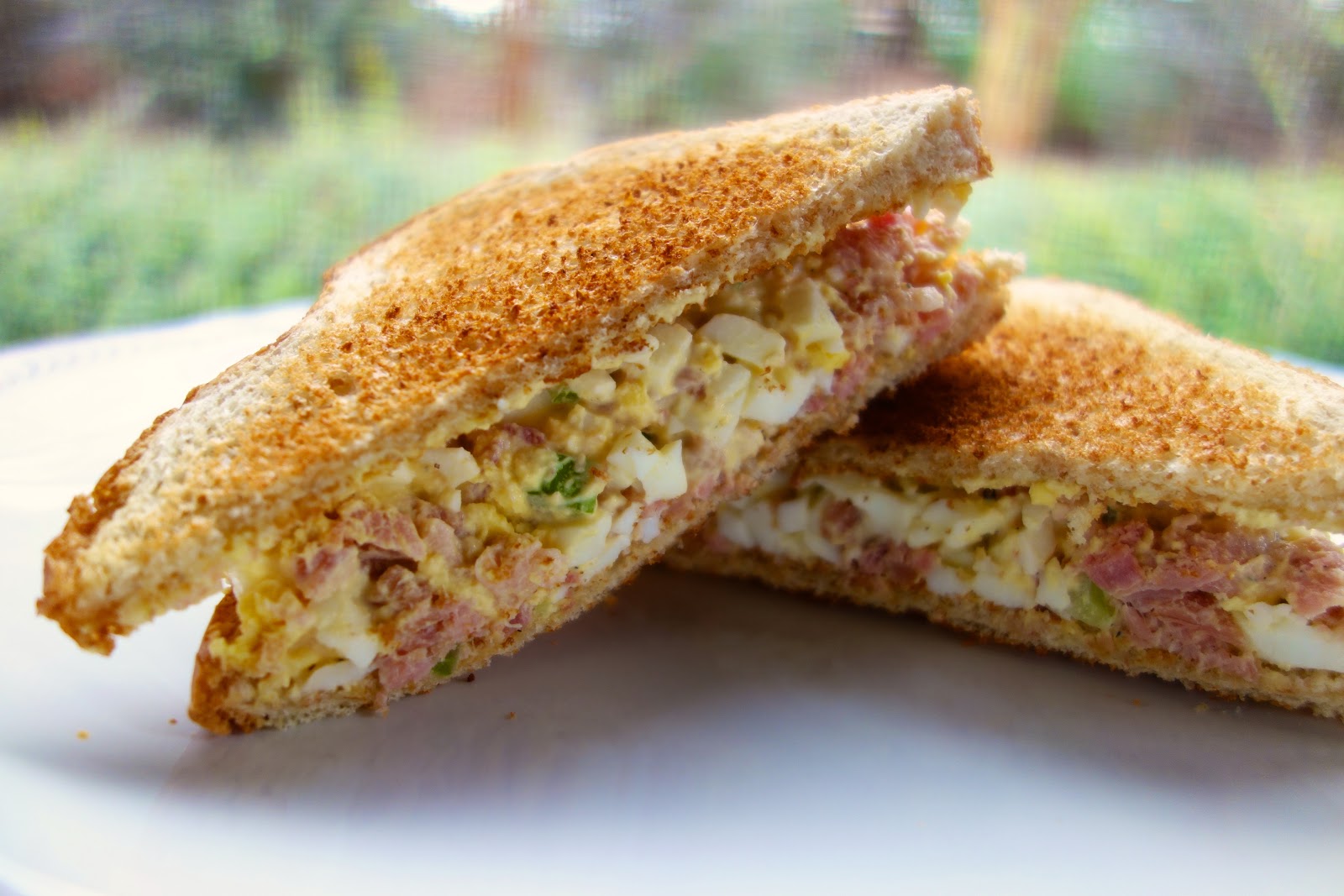 Ham and Egg Salad Plain Chicken