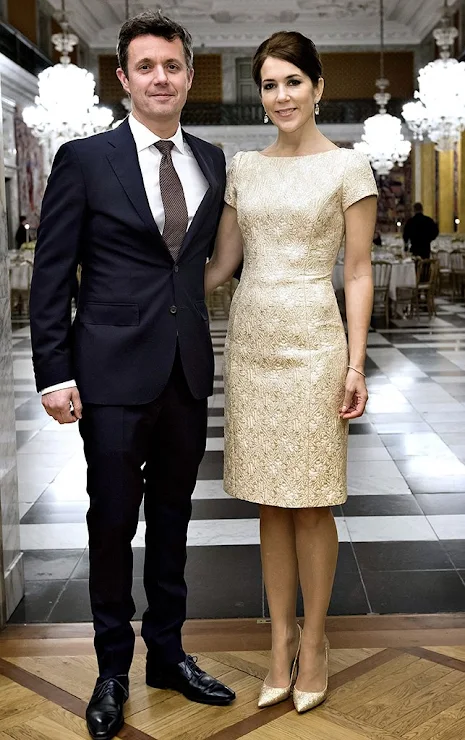 Crown Prince Frederik and Crown Princess Mary  held a dinner at the Christiansborg Palace