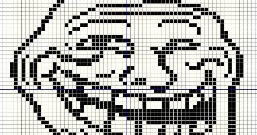 Buzy Bobbins Trollface Coolface Problem Meme Cross Stitch Design