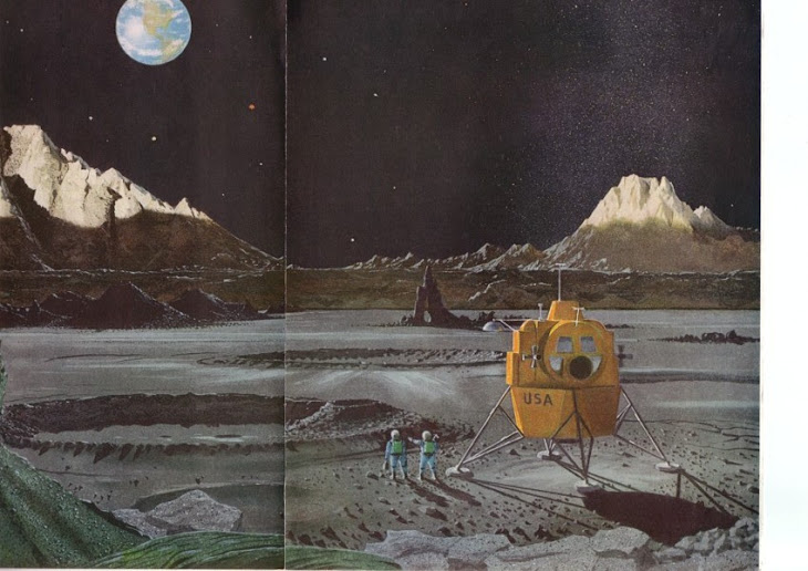 Bonestell-Landing on the Moon