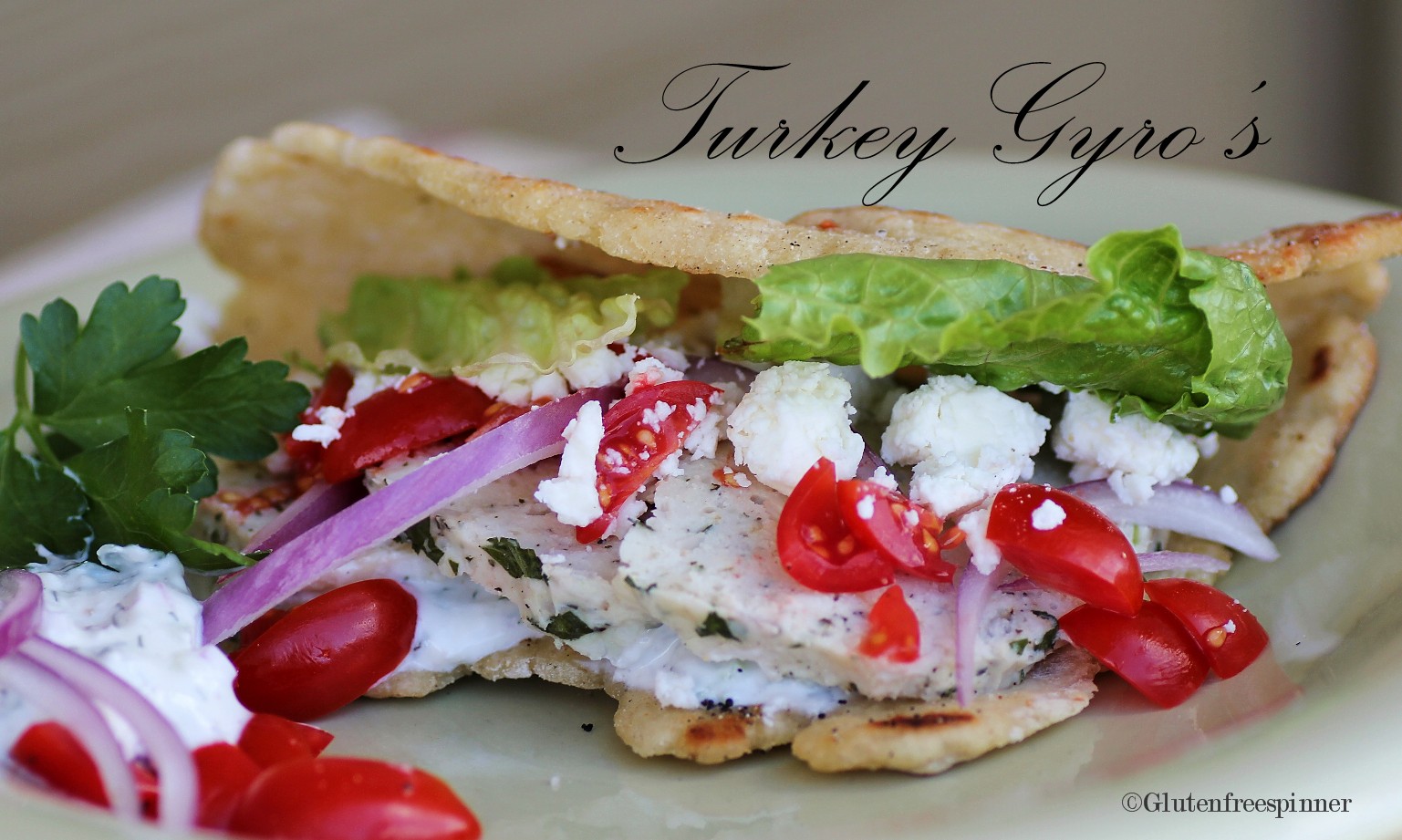 Turkey Gyro’s with Flatbread