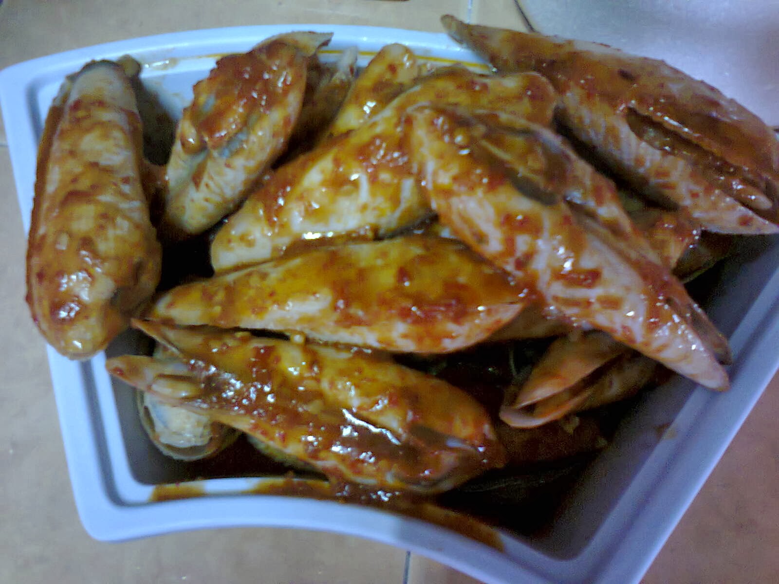 Warna Warni Siput Mentarang Bercili Aka Sambal Siput Mentarang