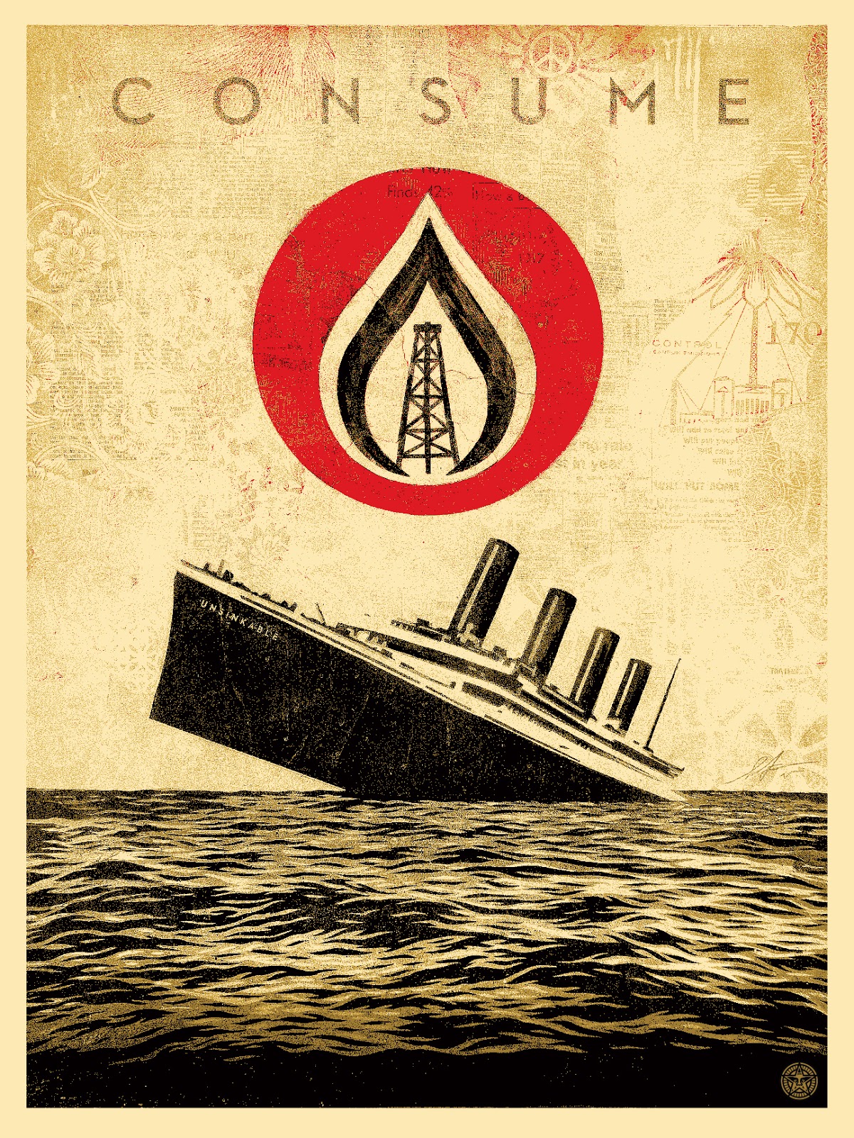 Shepard fairey famous artwork picture