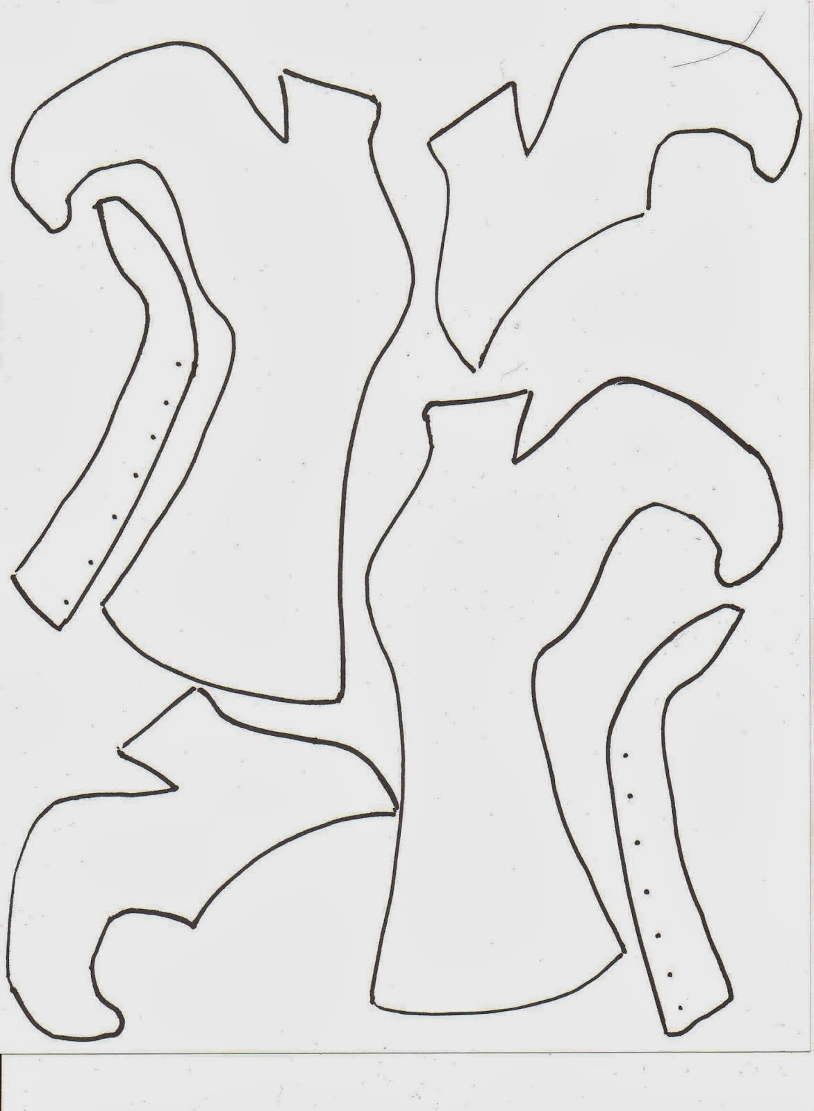 Witch Shoes Templates. | Oh My Fiesta! in english