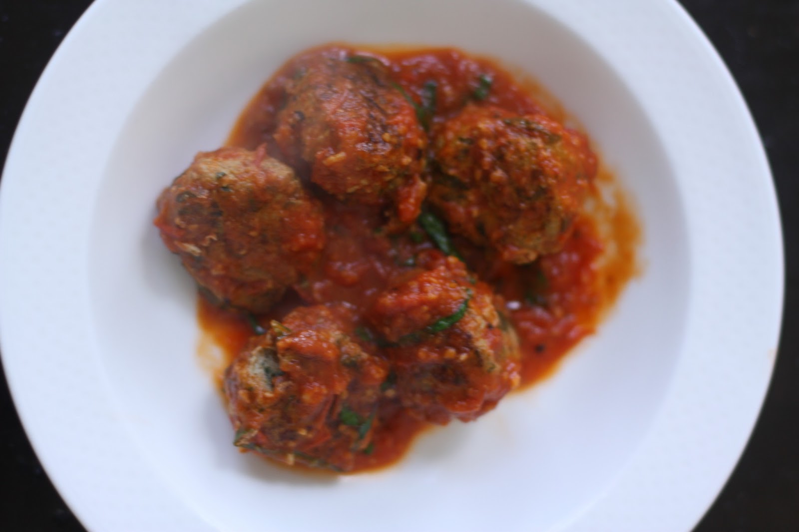 Week of Menus Turkey Arugula Meatballs (gluten, dairy, egg free) The