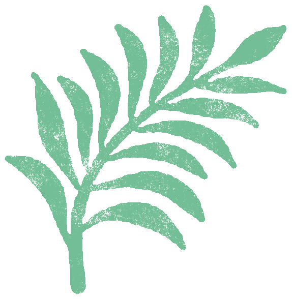葉っぱ 観葉植物 南国 かわいいスタンプ 判子 イラストのフリー素材集 無料
