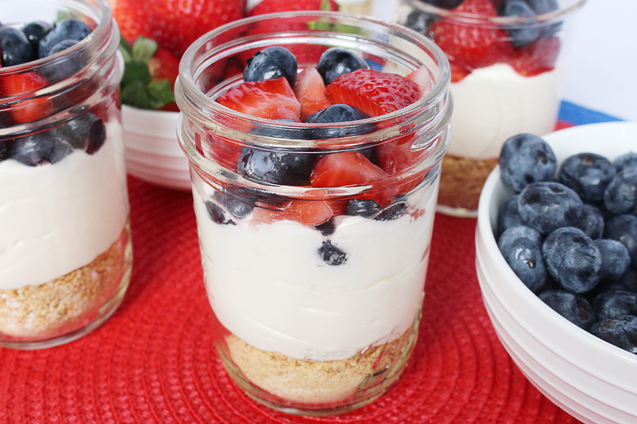 Kylee's Kitchen NoBake Mason Jar Cheesecakes