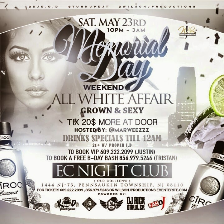 Saturday May 23rd "The All White Affair" At Savoy Event Center Night Club! Buy Tix Now!!!