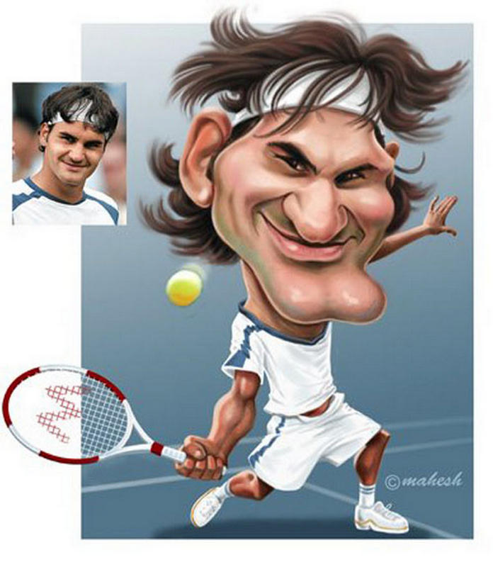 Sports Caricature Images at Summer Mathew blog
