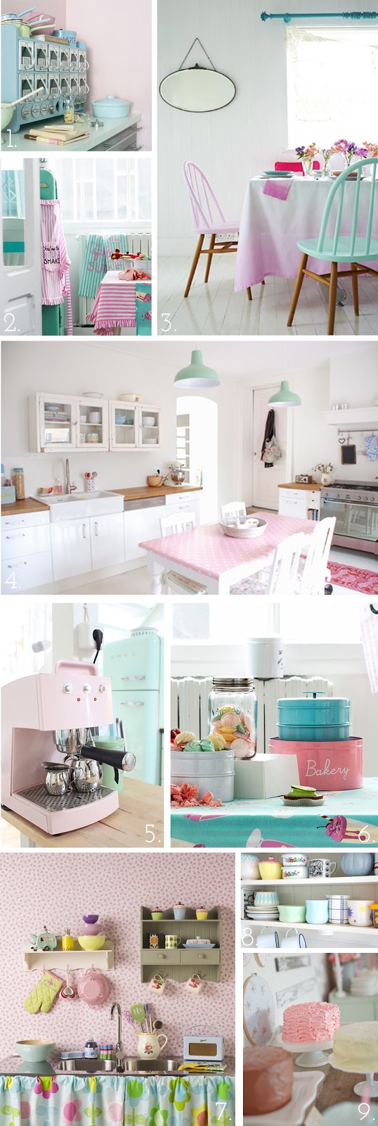 The Pink Doormat Pretty Pastel Kitchen Inspiration