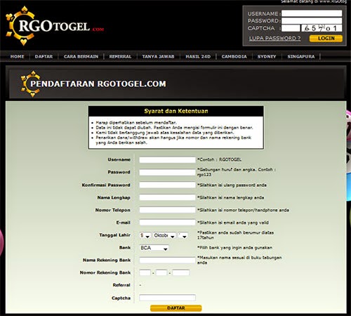 Cara Bermain Togel Di Online Cara Bermain Togel Online Melalui Website Resmi Rgotogel