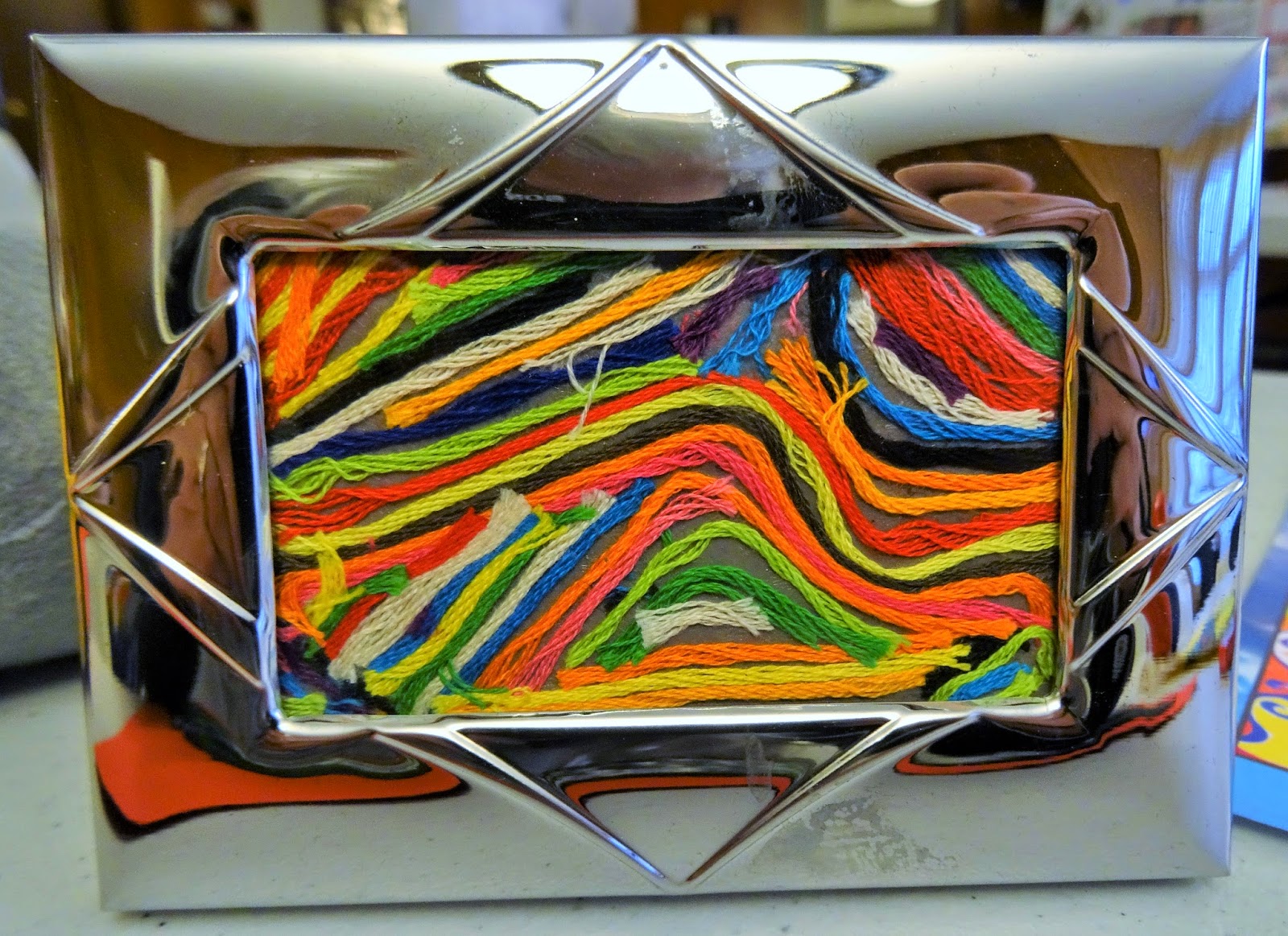 Design Yarn Art theres a dragon in my art room yarn painting huichol style for kids