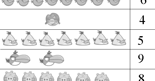 Kindergarten counting worksheet