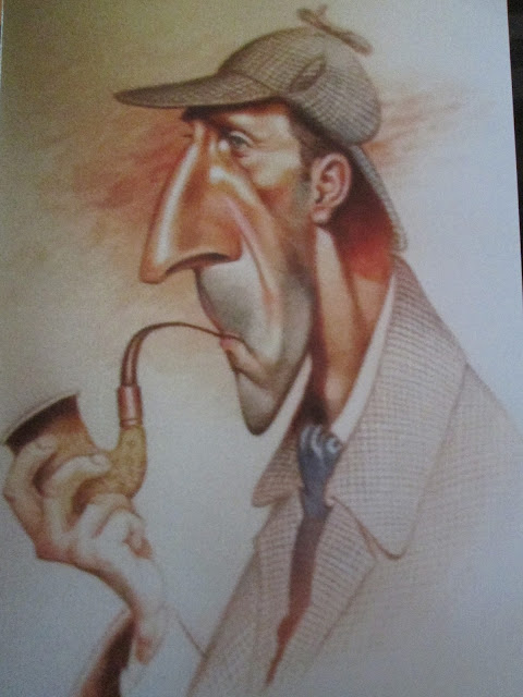 Peter Cushing caricature