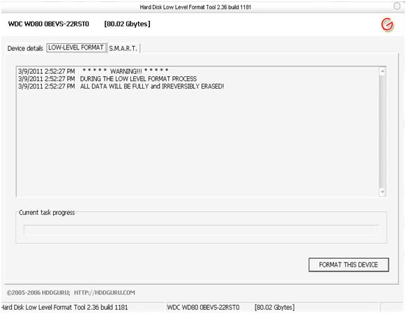 Cara Menggunakan Software Low Level Format Hard