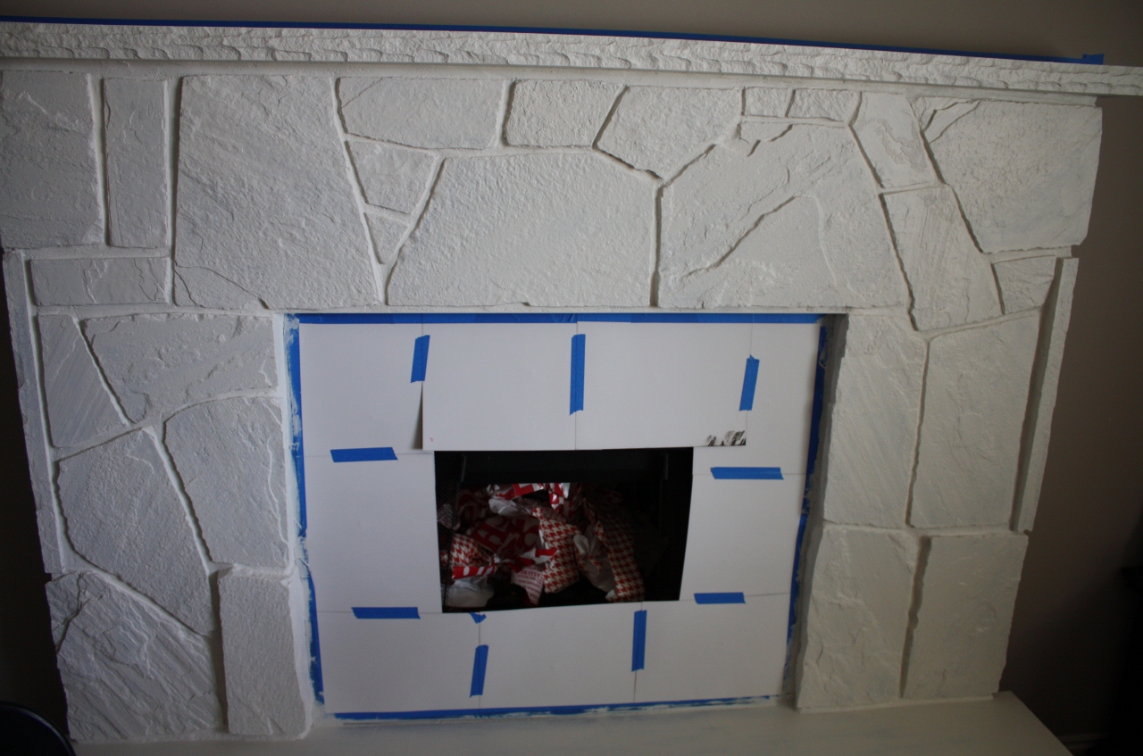 Tattered Butterfly How To Paint Over A Flagstone Fireplace