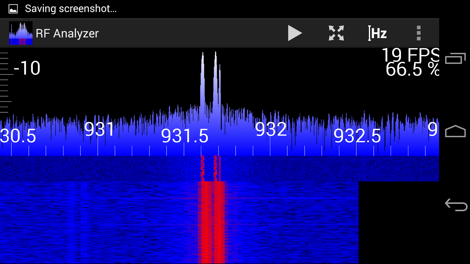 Mantz Tech Rf Analyzer Explore The Frequency Spectrum With The Hackrf On An Android Device