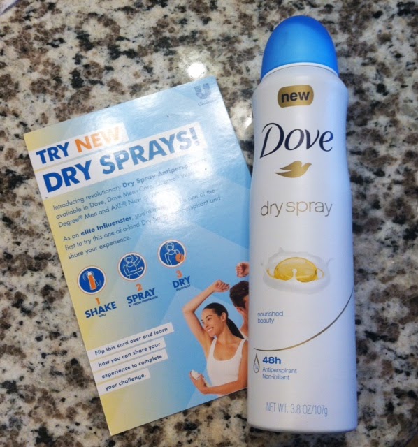 The Quirky Working Mom Dove Dry Spray Nourished Beauty Antiperspirant