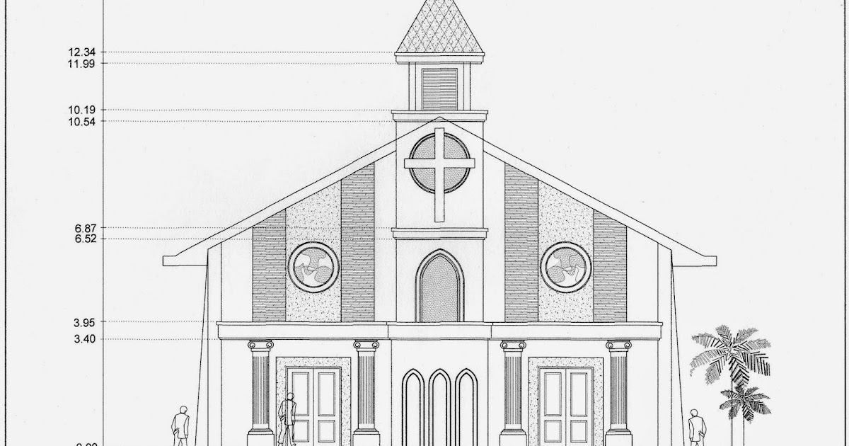 gambar mewarnai gereja katolik bayangan