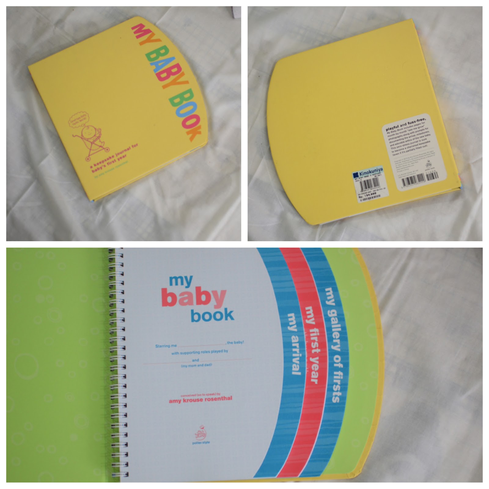 Mols Yardsale B0008 Baby 1st year journal book