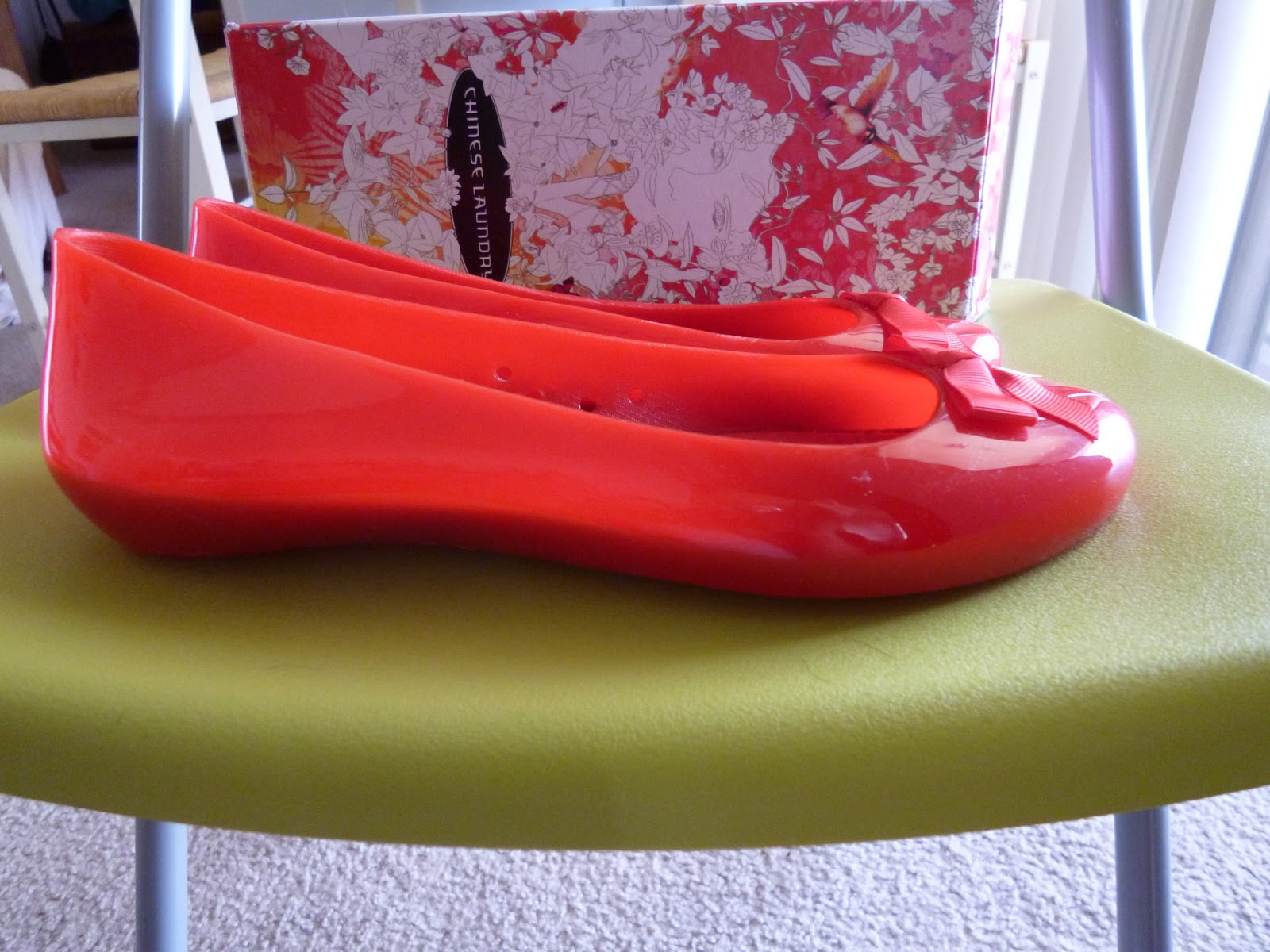 Annabellee sells New in a box chinese laundry jelly shoes