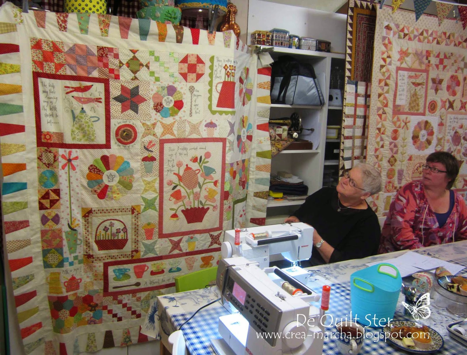 CreaMarcha Gossipdag bij de Quilt Ster