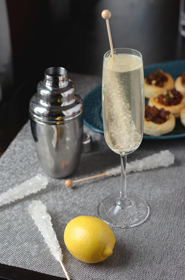 French 75 Mocktail (non-alcoholic) - Always Order Dessert