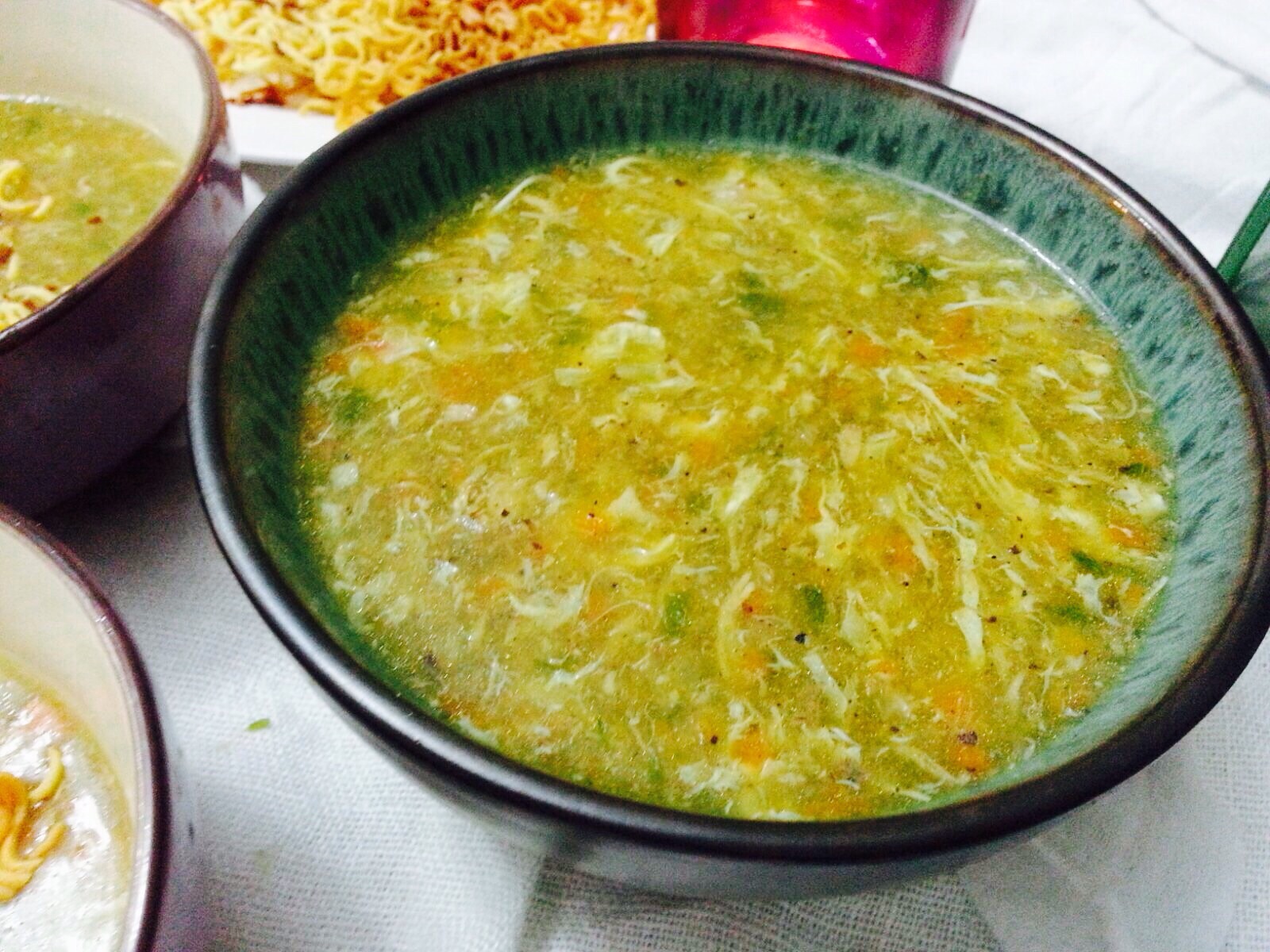 Chicken Manchow Soup. From My Kitchen