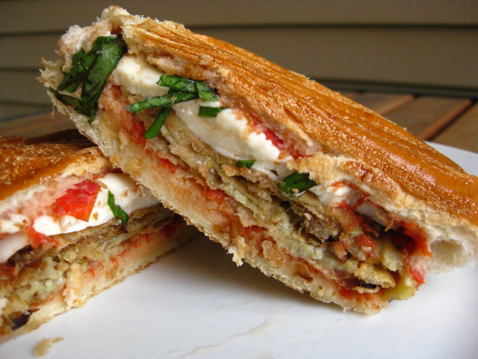 A Taste of Home Cooking Eggplant Panini