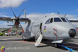 Avión de transporte Casa C-295 FAC1285 de la Fuerza Aérea Colombiana