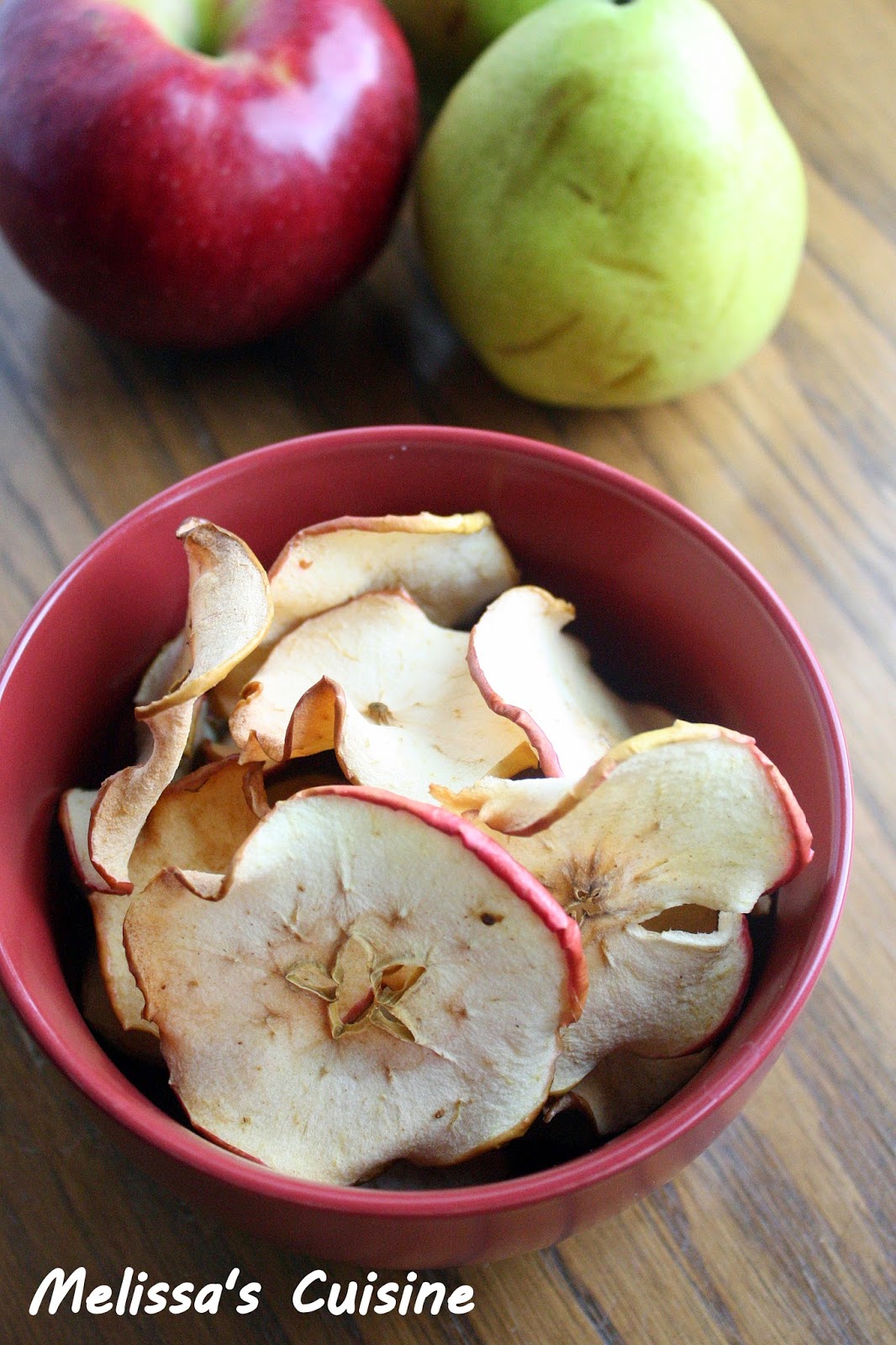 Melissa's Cuisine: Ginger Pear and Apple Chips