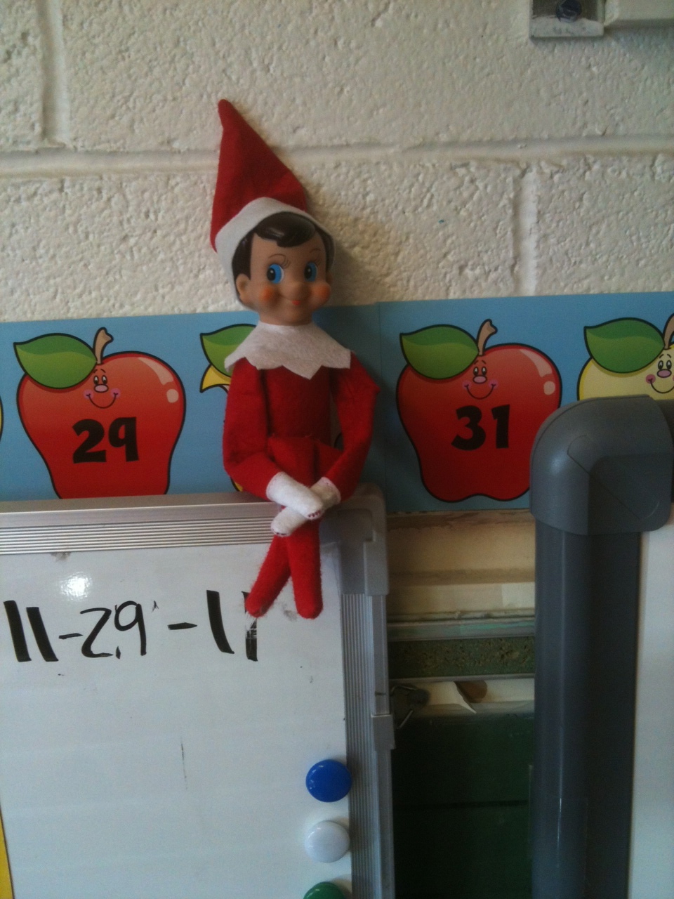 1st Grade ROCKS!!! Loving our classroom "Elf on the Shelf"
