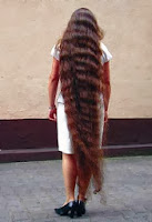 floor length hair Real life Rapunzel cut off her Very long hair