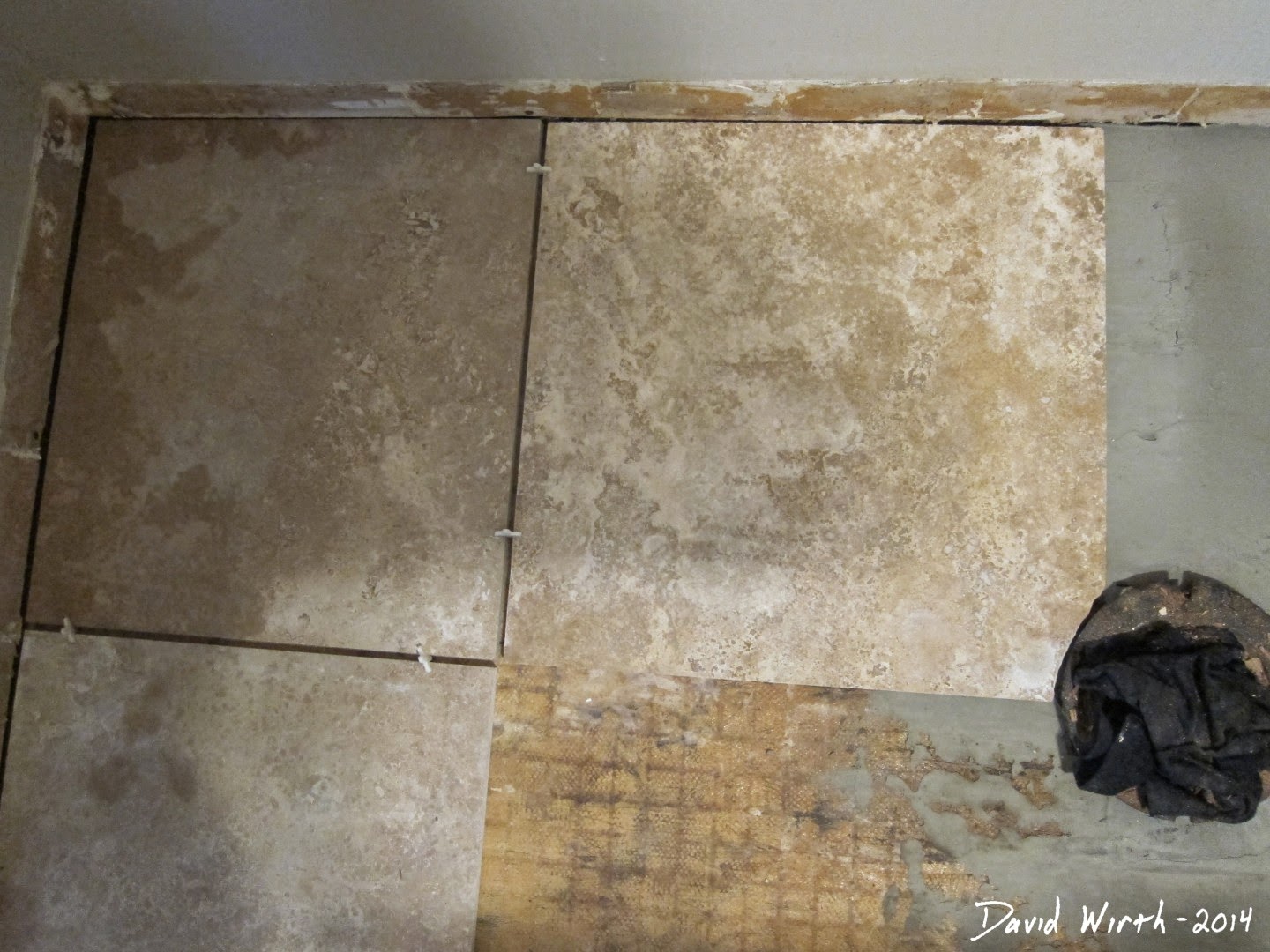 prefit tile spacers, how to layout